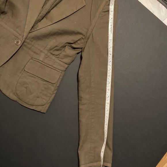 CLUB MONACO SIZE 0 KHAKI GREEN - Picture 15 of 15